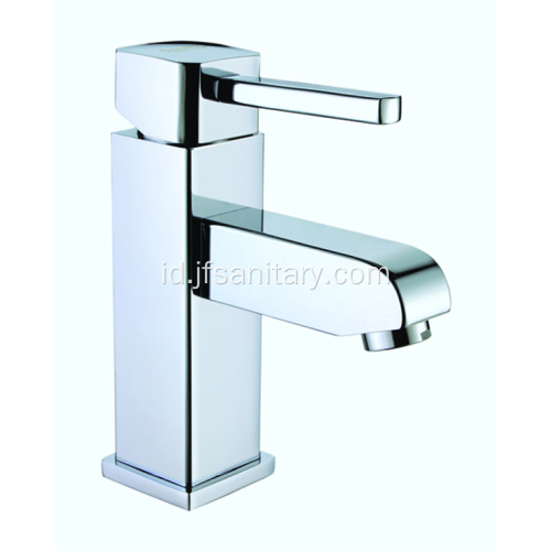 Tunggal pegangan kuningan vanity basin mixer faucet